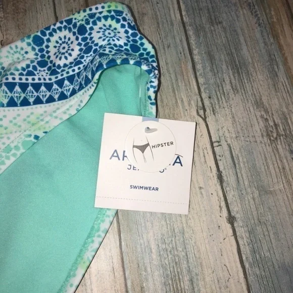 NWT Arizona Jeans Co Blue Bikini Bottoms - Picture 5 of 5